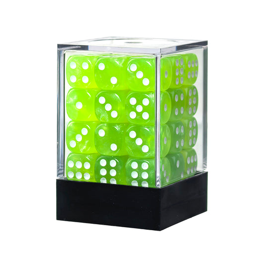 Galaxy Green - 12mm D6 Dice – 36 Pack
