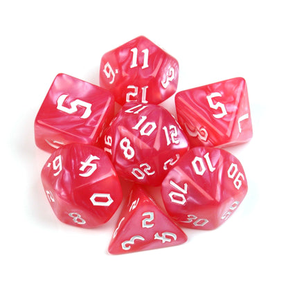 Macaron Pink – 7 Pack RPG Dice
