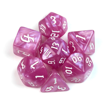 Macaron Amethyst – 7 Pack RPG Dice
