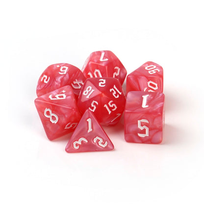 Macaron Pink – 7 Pack RPG Dice