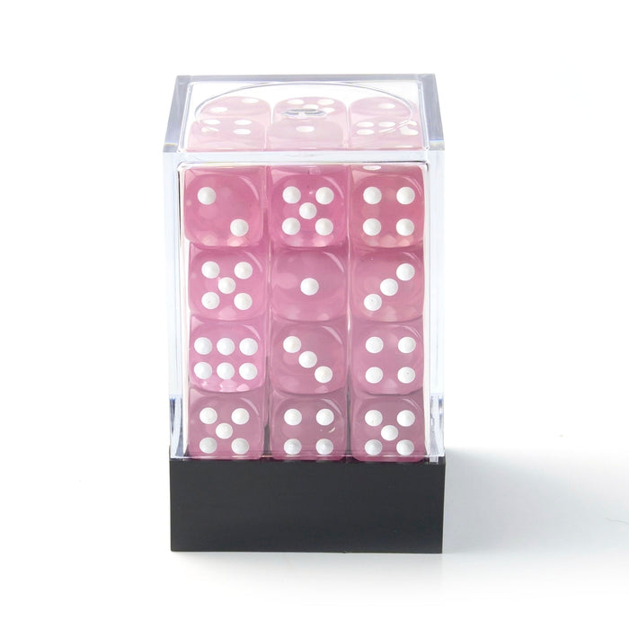 Transparent Light Pink - 12mm D6 Dice – 36 Pack