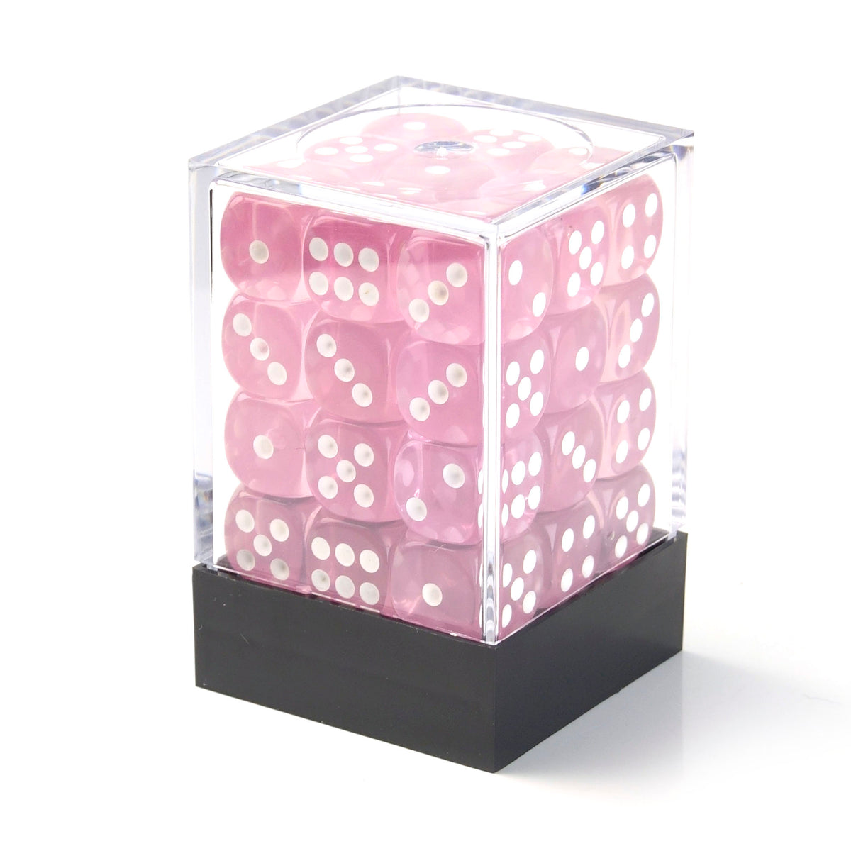 Transparent Light Pink - 12mm D6 Dice – 36 Pack