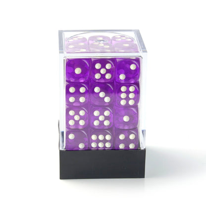 Transparent Purple - 12mm D6 Dice – 36 Pack
