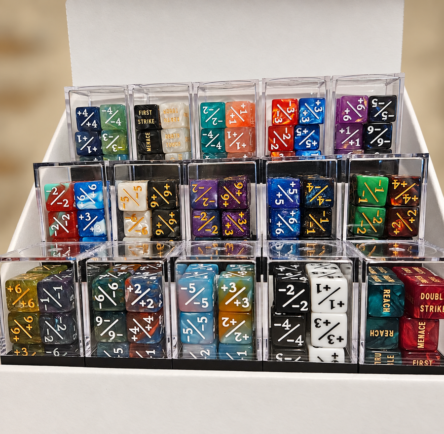 First-Time Wholesale Counter Dice Sampler – 18 Boxes