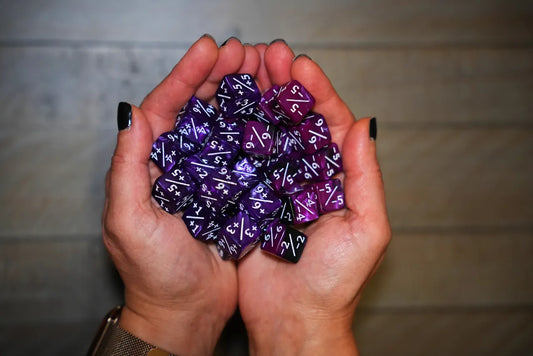 Purple 12mm Opaque D6 Dice – 36 Pack (Test)