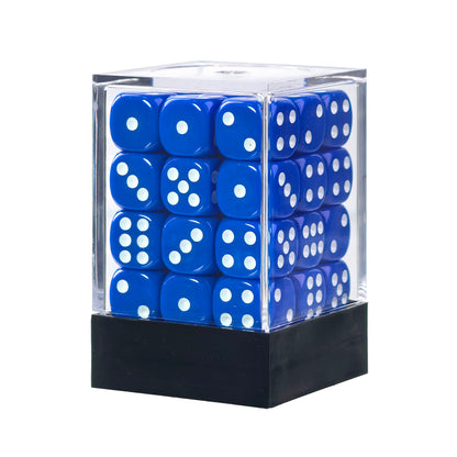 Classic Blue - 12mm Opaque D6 Dice – 36 Pack