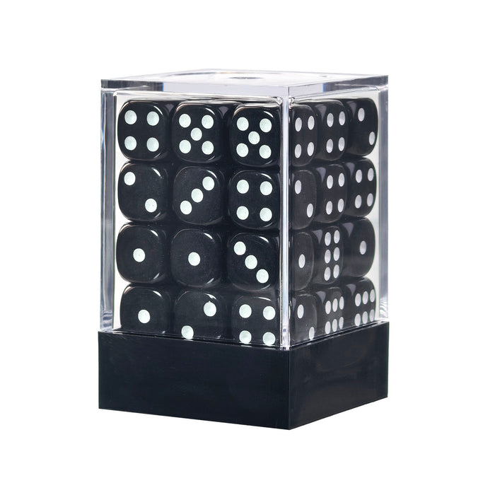 Classic Black - 12mm Opaque D6 Dice – 36 Pack