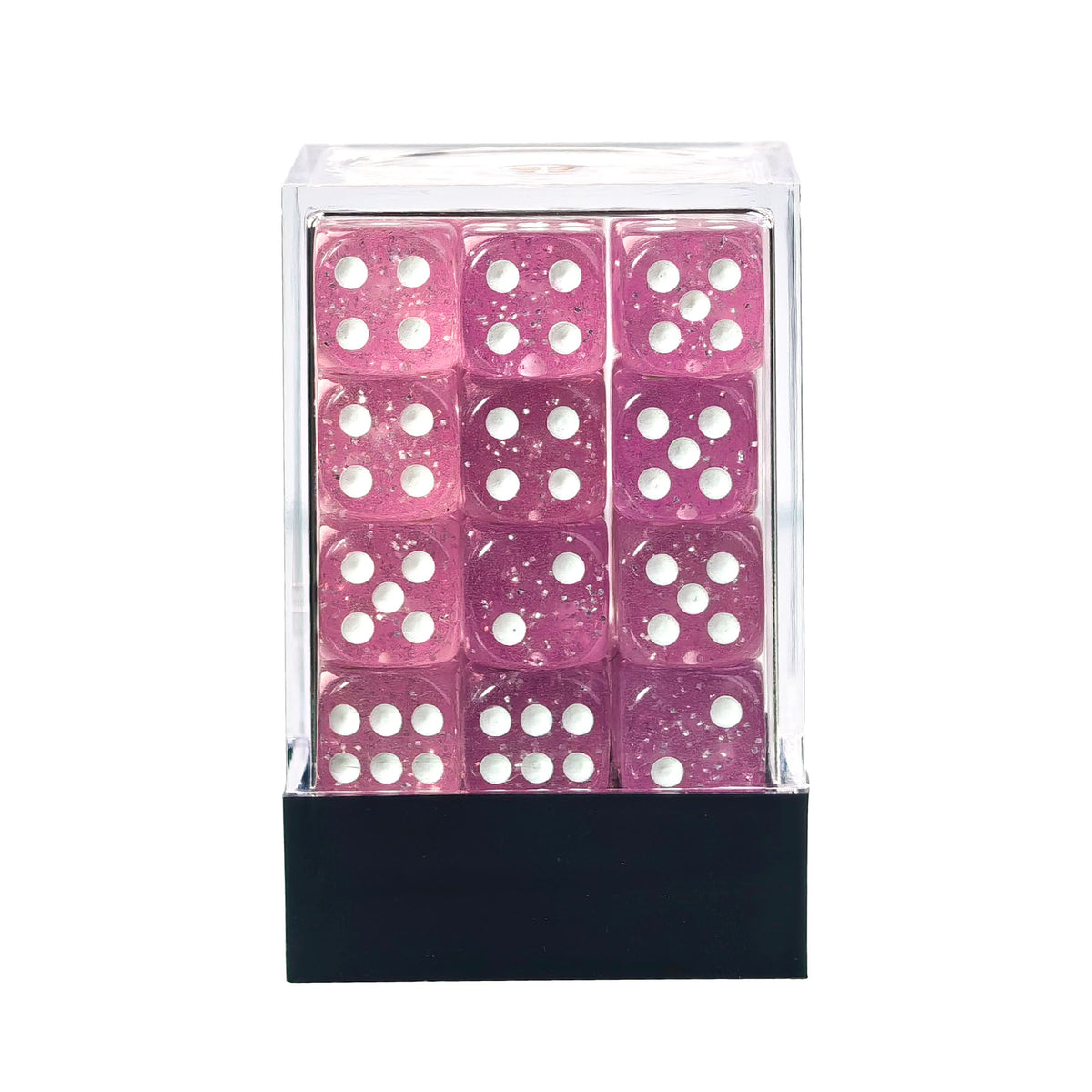 Glitter Pink - 12mm D6 Dice – 36 Pack