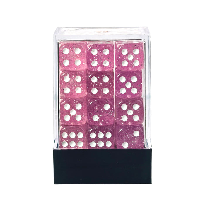 Glitter Pink - 12mm D6 Dice – 36 Pack