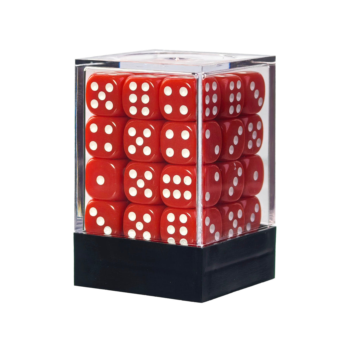 Classic Red - 12mm Opaque D6 Dice – 36 Pack