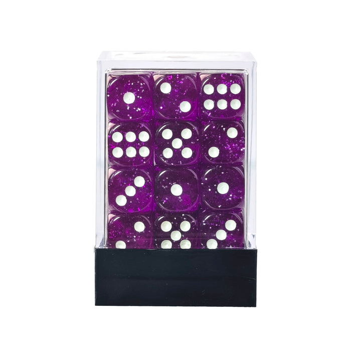 Glitter Purple - 12mm D6 Dice – 36 Pack