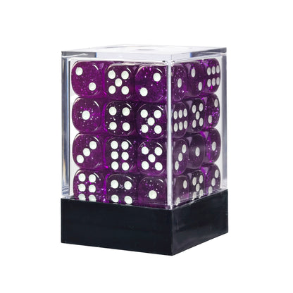 Glitter Purple - 12mm D6 Dice – 36 Pack