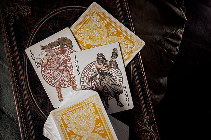 GODS Greek Mythology Playing Cards – Limited Edition Double Foil Deck